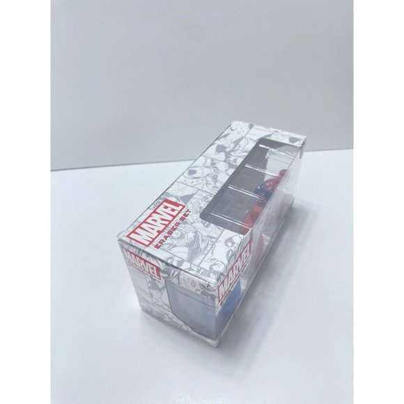 marvel erasers 3pc set, Iron man Spider man and Captian America.New In Box. - Picture 10 of 13